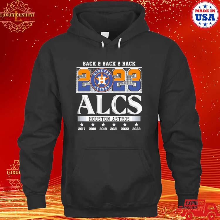 Back 2 Back 2 Back 2023 ALCS Houston Astros Unisex T-Shirt - Torunstyle