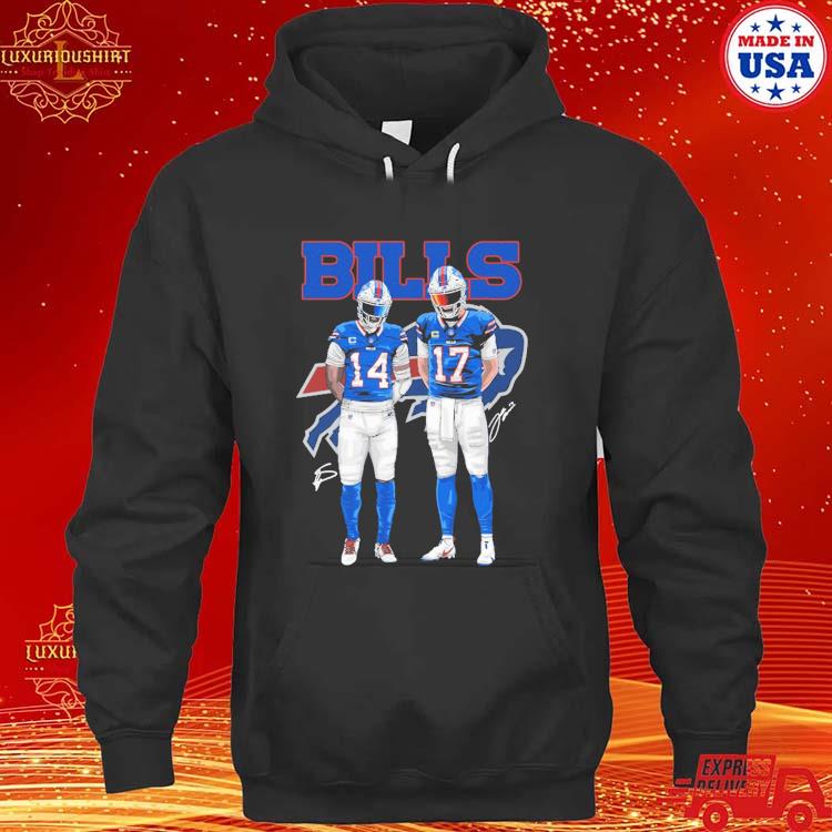 Buffalo Bills Josh Allen and Stefon Diggs 2024 keep passing great logo shirt,  hoodie, sweater, long sleeve and tank top