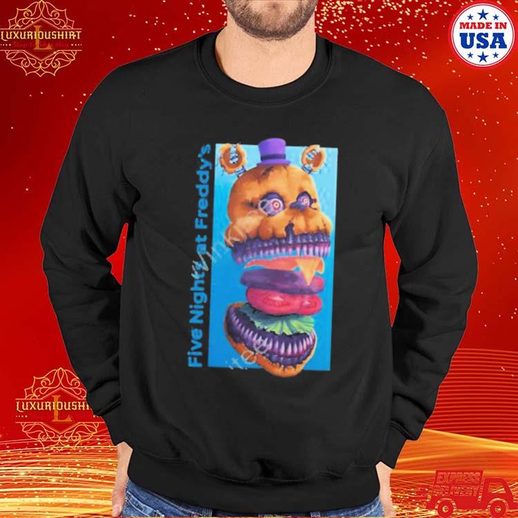 Hottopic Burger Nightmare Fredbear Five Nights At Freddy's Midnight Snack  Shirt, hoodie, sweater and long sleeve