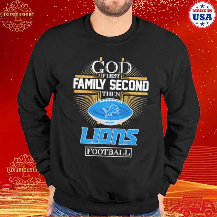 Detroit Lions NFL Personalized God First Family Second Baseball Jersey -  Growkoc