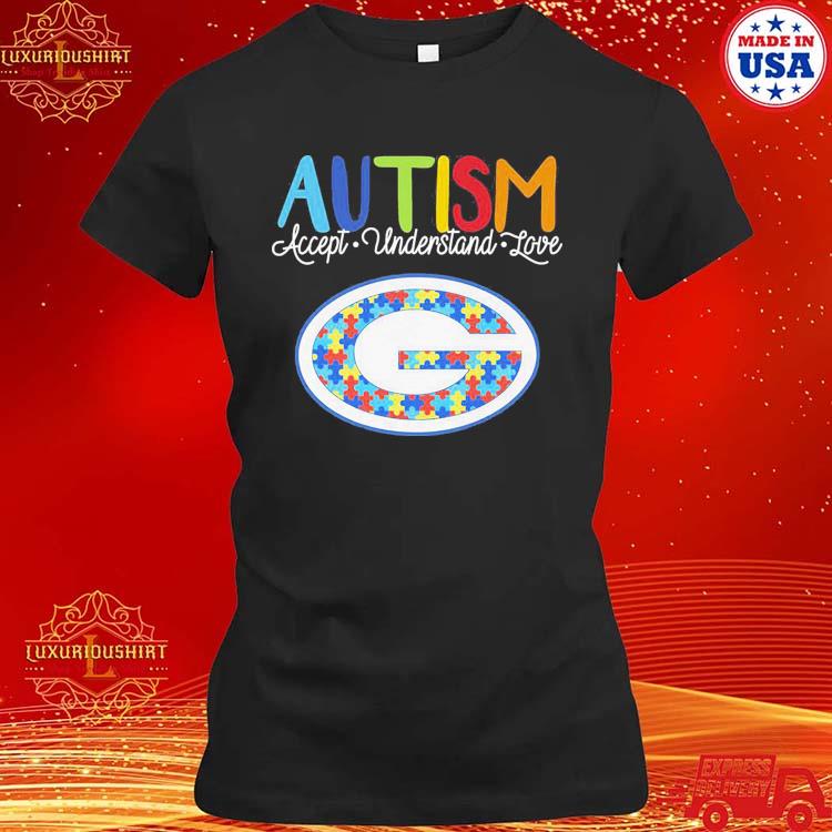 Green Bay Packers Autism Awareness Design NFL 3D shirt Hoodie Custom - Owl  Fashion Shop