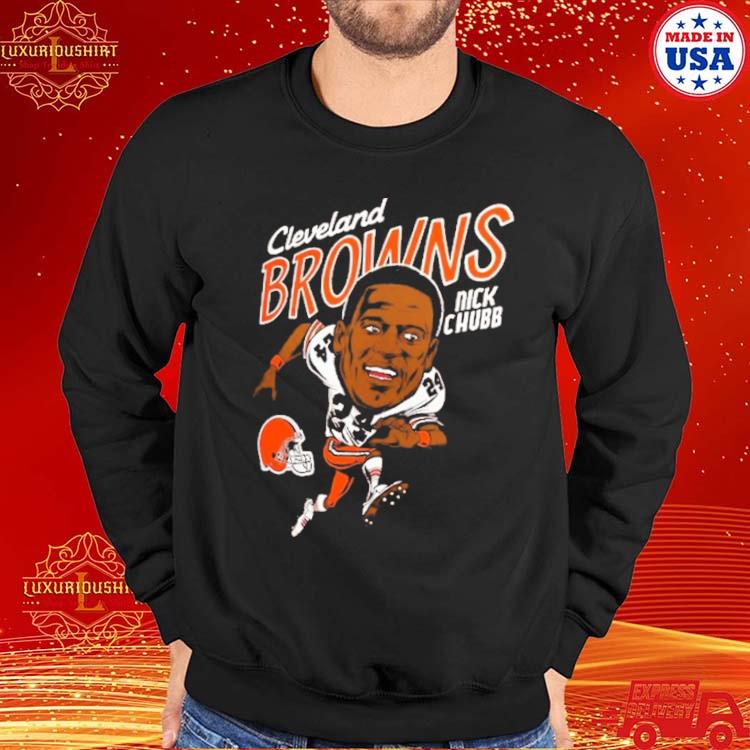 Cleveland Browns Nick Chubb Homage Caricature Player Shirt, hoodie