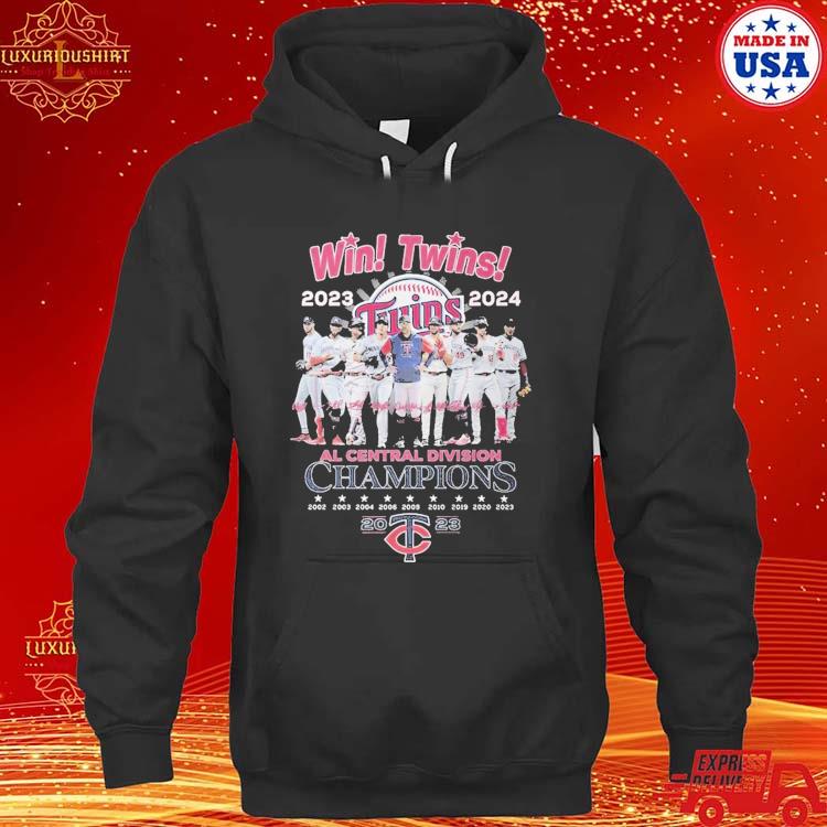 Win Twins 2023-2024 Al Central Division Champions 2023 Minnesota Twins Shirt