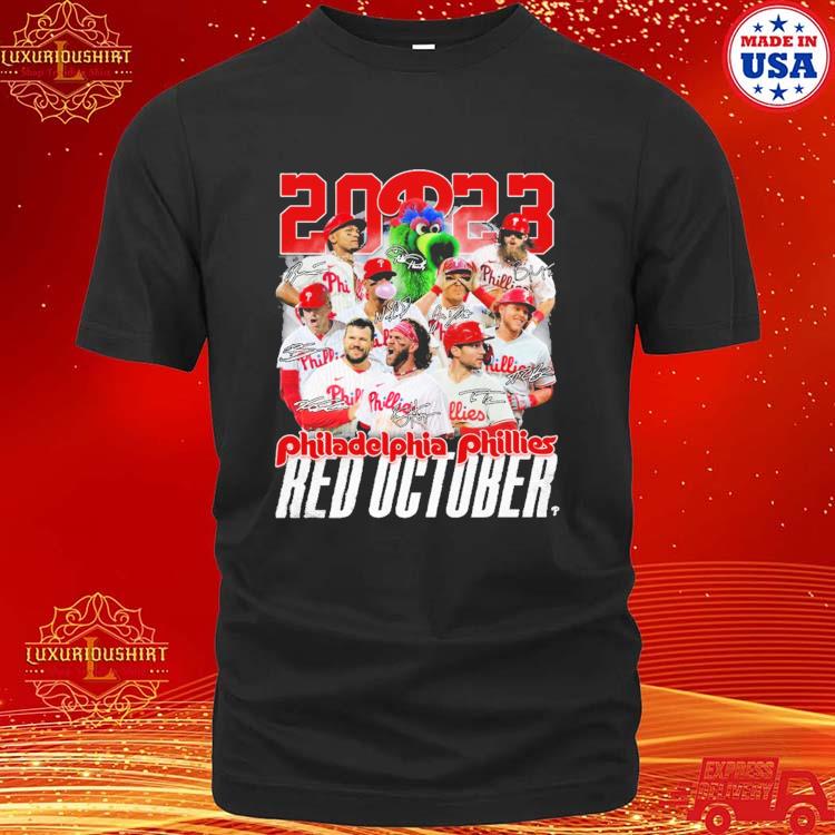 Philadelphia Phillies Mascot NLCS 2023 Red October Shirt, hoodie