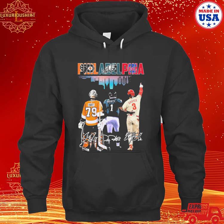 Bryce Harper and jalen Hurts Philadelphia city of the champions shirt,  hoodie, sweater, long sleeve and tank top