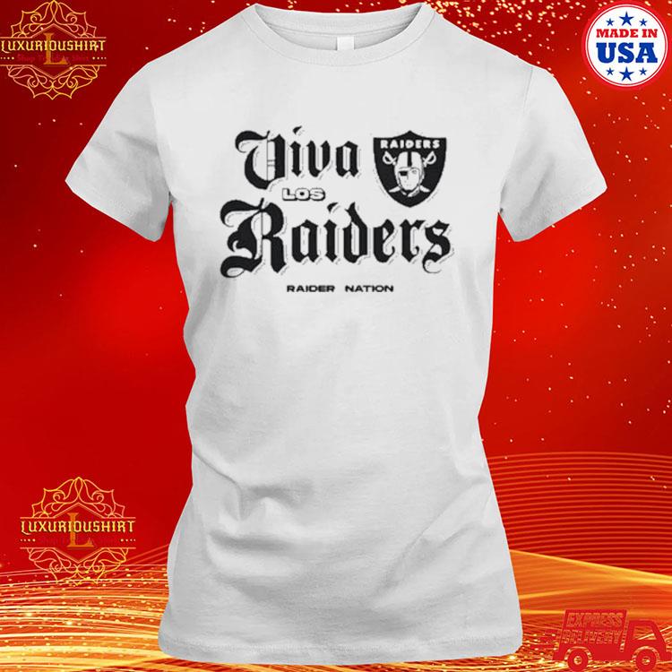 Las Vegas Raiders players wearing Viva Los Raiders shirt, hoodie