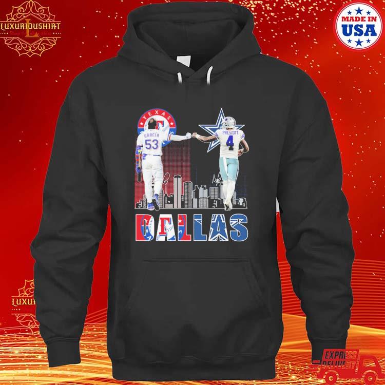 Dallas Adolis García And Dak Prescott Signatures Shirt - Limotees