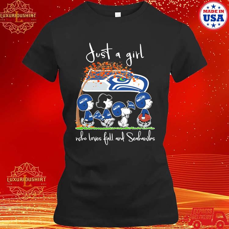 Seattle Seahawks Snoopy Plays The Football Game Shirt - Shibtee Clothing