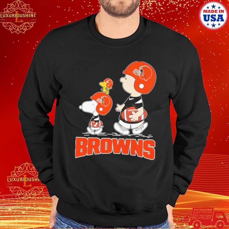 Cleveland Browns NFL Football Snoopy Woodstock The Peanuts Movie T