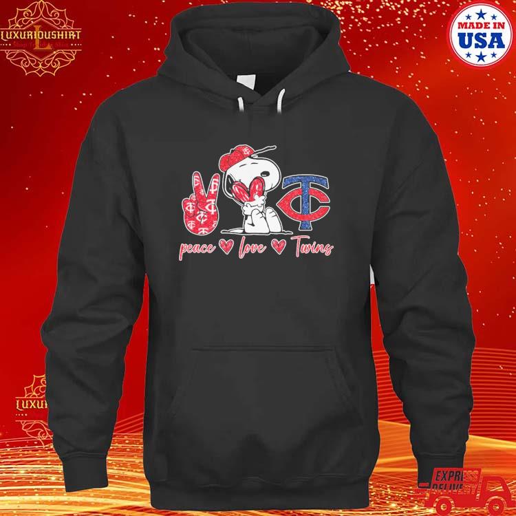 Snoopy Atlanta Braves Peace Love Braves Shirt - Shibtee Clothing