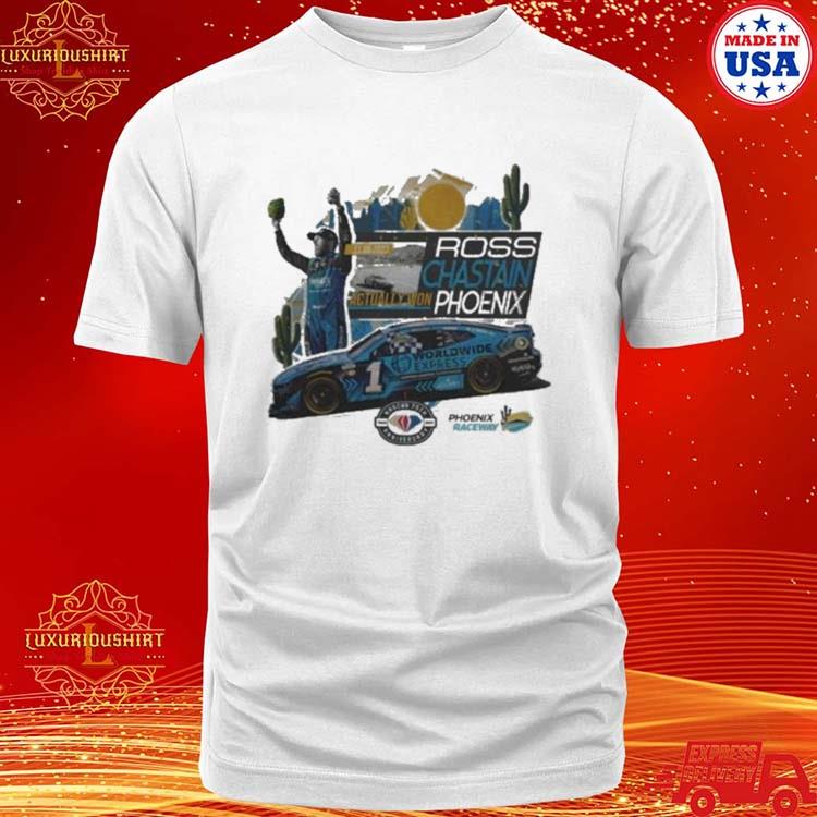 Official ross Chastain Checkered Flag Sports 2023 Nascar Cup Series Championship Race Winner Shirt