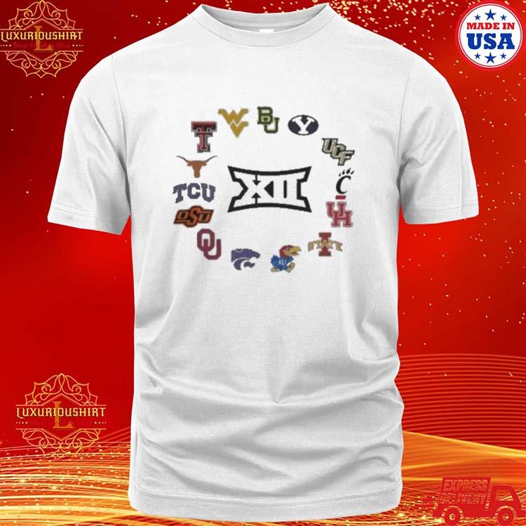 Official big 12 Conference Oxford All Teams Logo 2023 Shirt