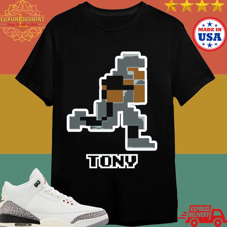 Official Dallas Cowboys Tony Pollard Pixel T-shirt