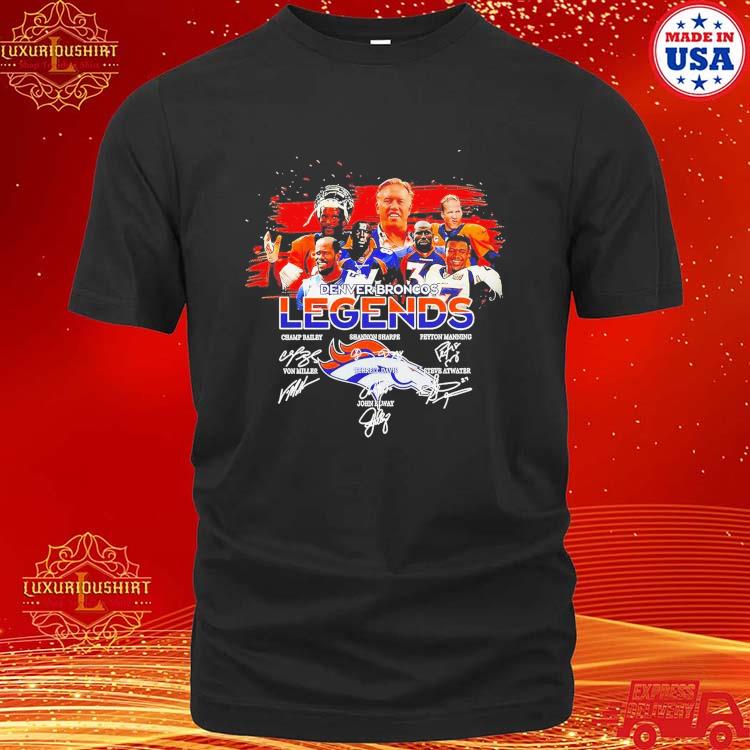 Official Denver Broncos Legends Signatures Vintage Shirt