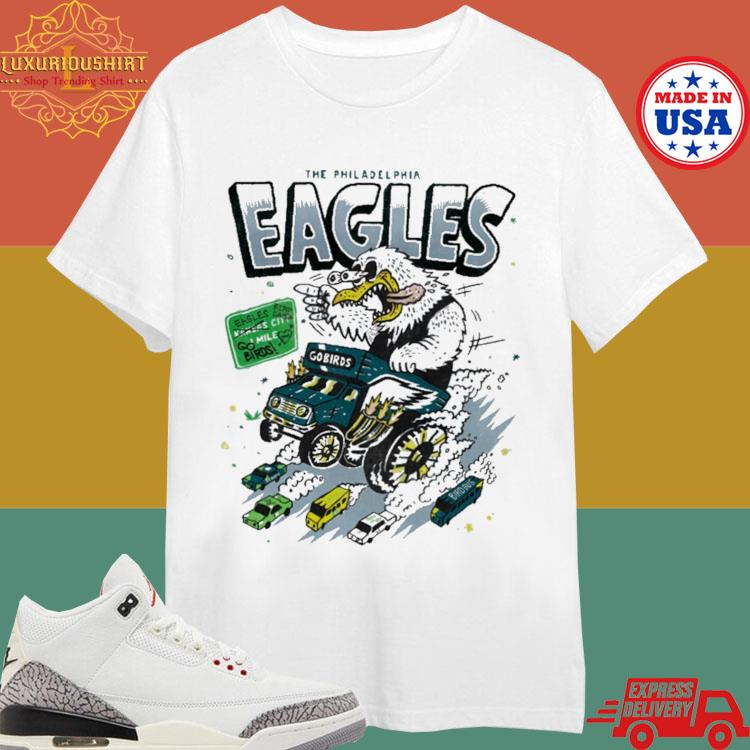 Official Eagles Philadelphia Eagles Drive Car T-shirt