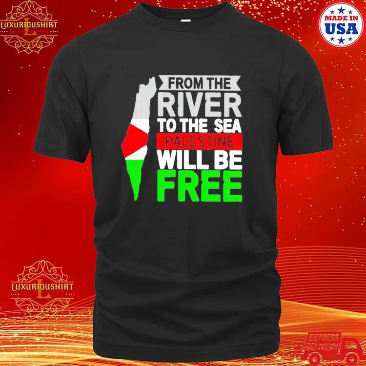 Official From The River To The Sea Palestine Will Be Free Men T-Shirt