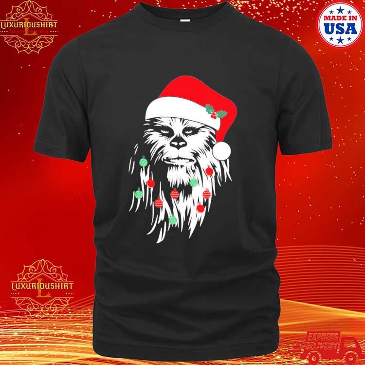 Official funny Bigfoot Face Santa Hat Cute Xmas Christmas T-shirt