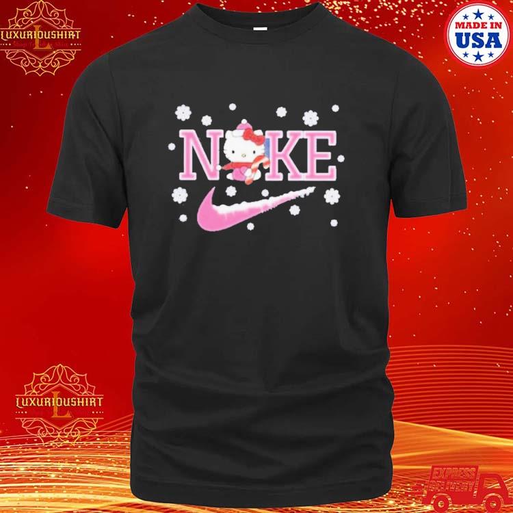 Official Hello Kitty Nike Ugly Sweater Christmas T-Shirt