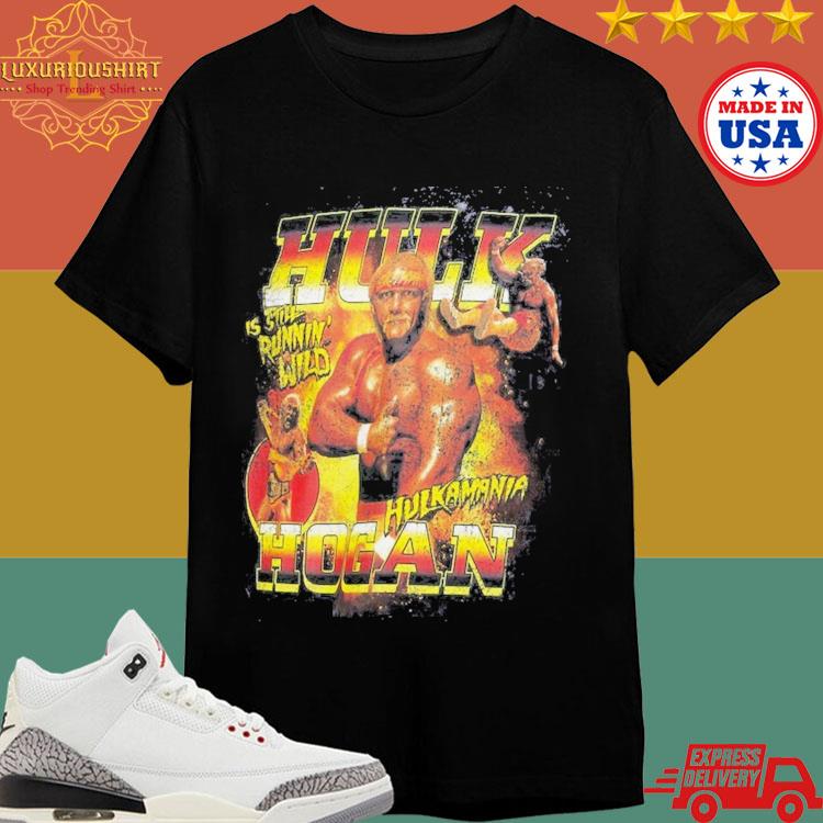 Official Hulk Hogan Mitchell & Ness Still Runnin' Wild Washed Shirt