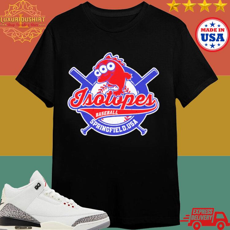 Official Isotopes Baseball Springfield Usa Logo T-shirt
