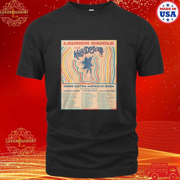 Official lauren Daigle The Kaleidoscope Tour 2024 Shirt