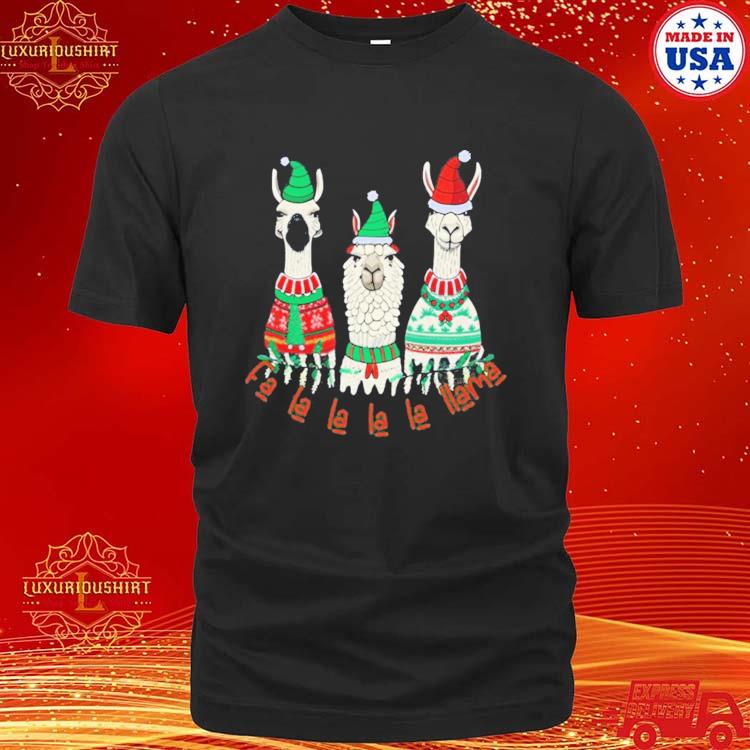 Official llama Christmas Ugly Funny Llama Holiday Xmas Alpaca T-shirt