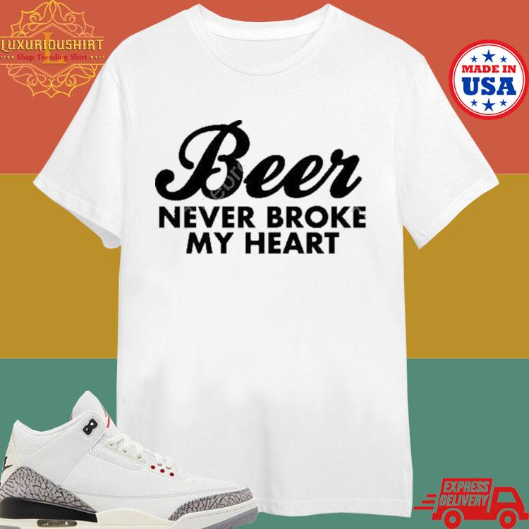 Official Luke Combs Beer Never Broke My Heart T-shirt