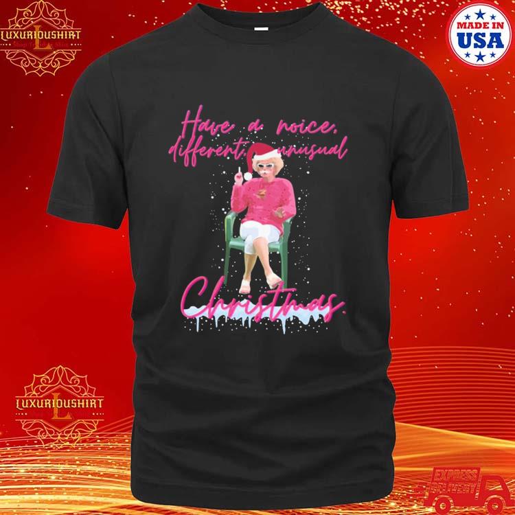Official merry Christmas Kath And Kim Noice Different Unusual Santa T-shirt