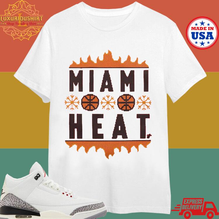 Official Miami Heat Holiday Ugly Christmas Shirt