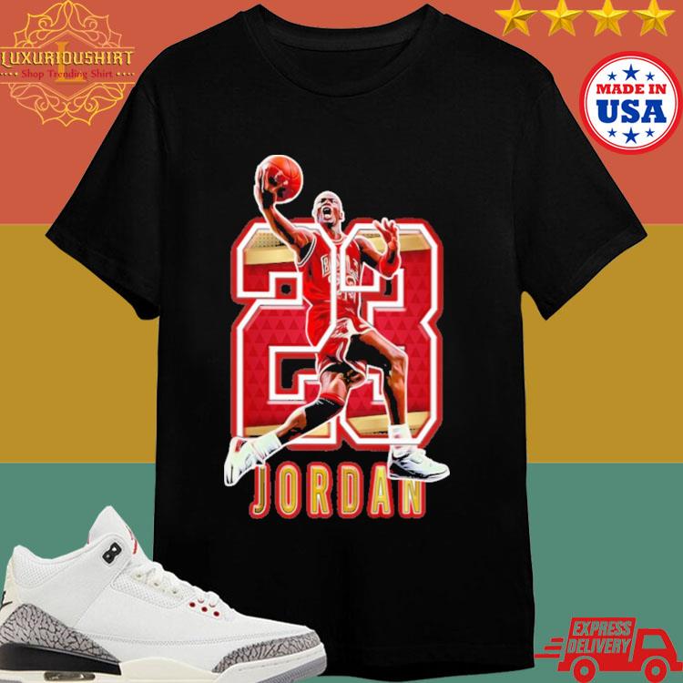 Official Michael Jordan Chicago Bulls 23 Images T-shirt