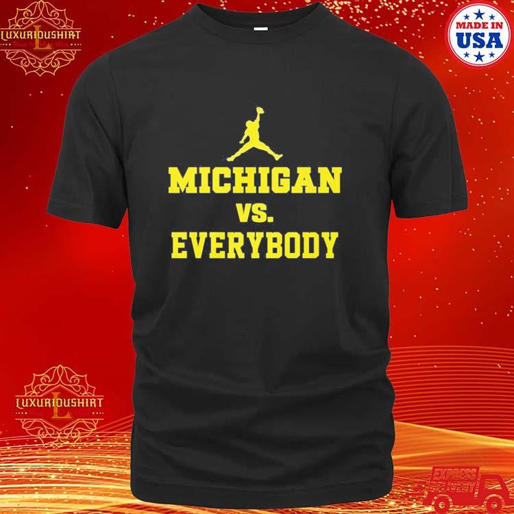Official michigan Vs Everybody Jordan Shirt