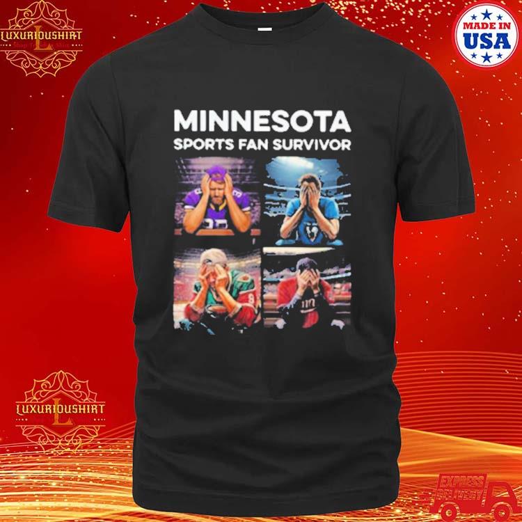 Official Minnesota Sports Fan Survivor T-Shirt