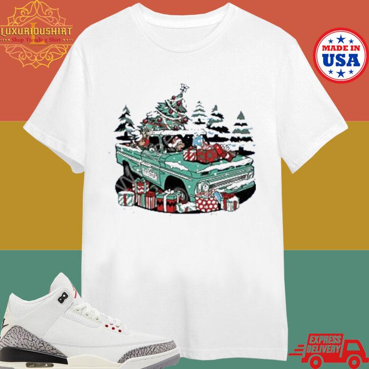 Official Old Man Garage Christmas T-shirt