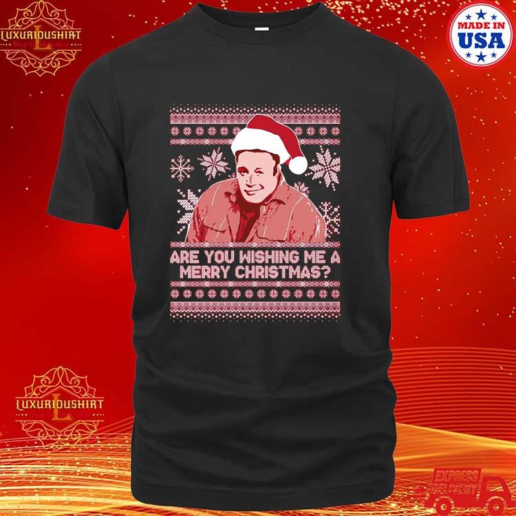 Official Pardon My Take Are You Wishing Me A Merry Christmas Ugly Shirt