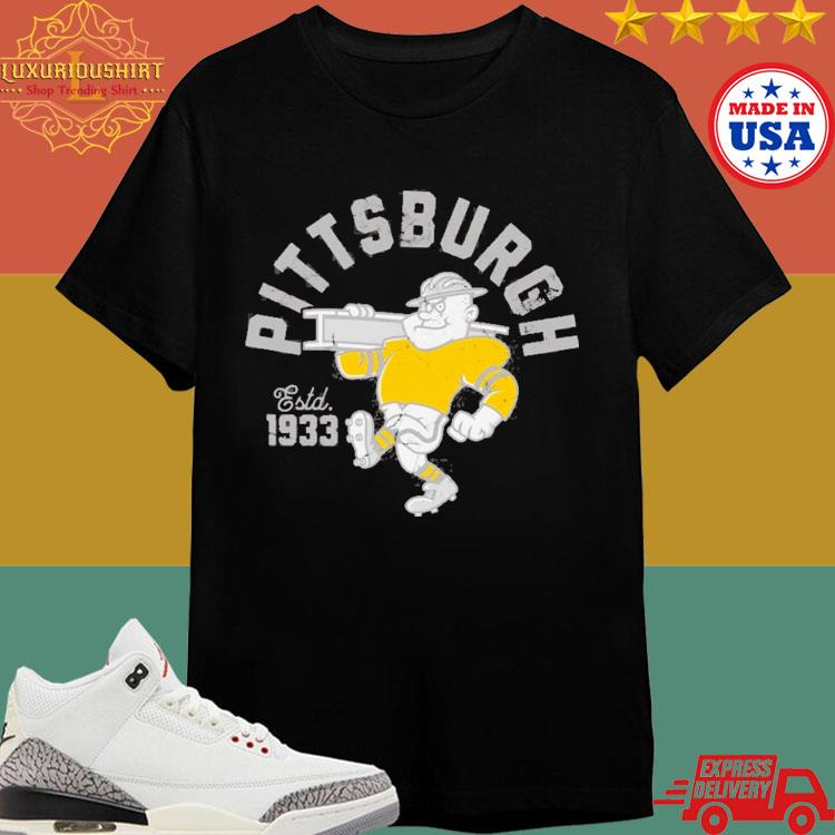 Official Pittsburgh Retro Steel Man Estd 1933 Shirt