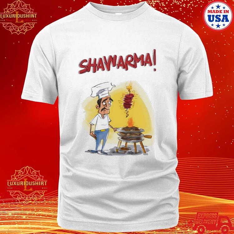 Official rolling Laughter And Flavor Join The Comedy Show At Our Funny Shawarma Grill! T-shirt