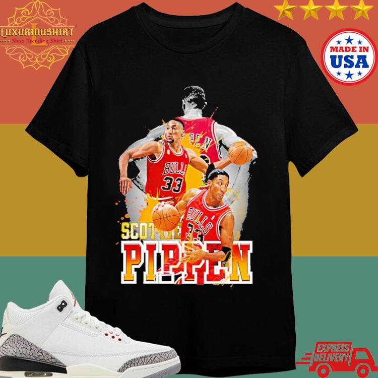 Official Scottie Pippen Images T-shirt