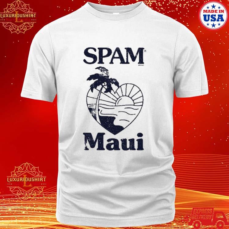 Official Specialty Spam Maiu Beach Heart T-shirt