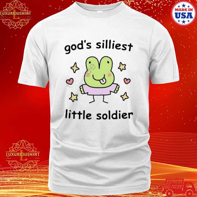 Official stinky Katie God’s Silliest Little Soldier Shirt