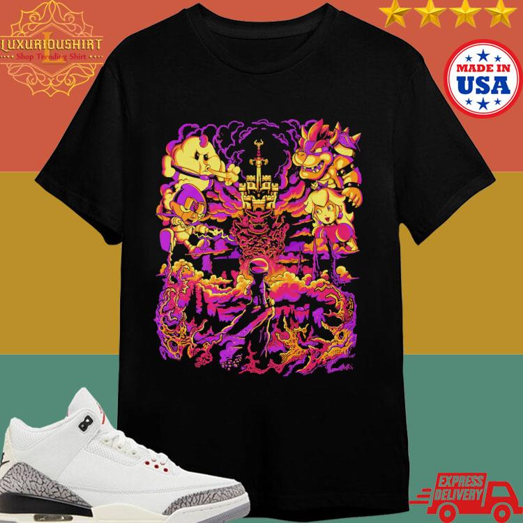 Official Super Mario Rpg Super Legends Purple Images T-shirt
