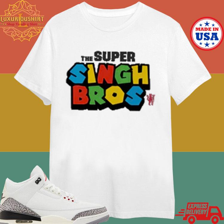 Official The Super Singh Bros Colorful Worlds T-shirt