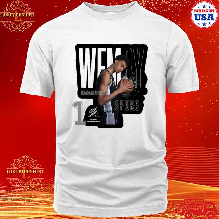 Official Victor Wembanyama Basketball Player Images San Antonio Spurs T-shirt