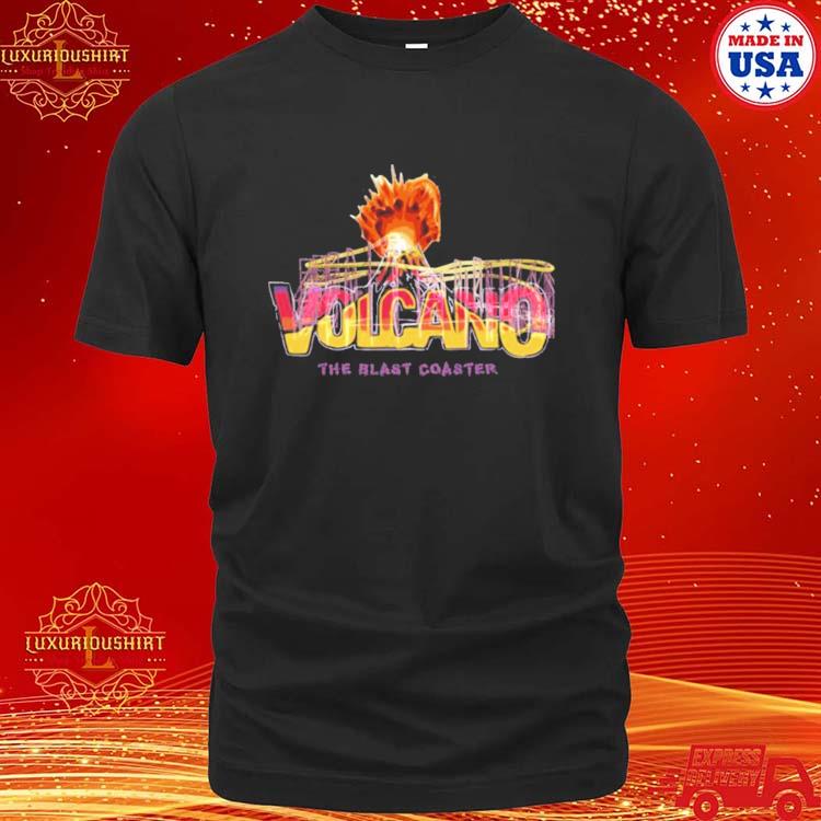 Official volcano The Blast Coaster Design T-shirt