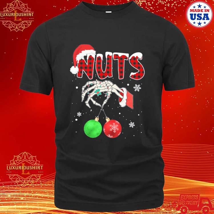 Official xmas Chestnuts Chest Nuts Christmas Funny Couple Matching T-shirt