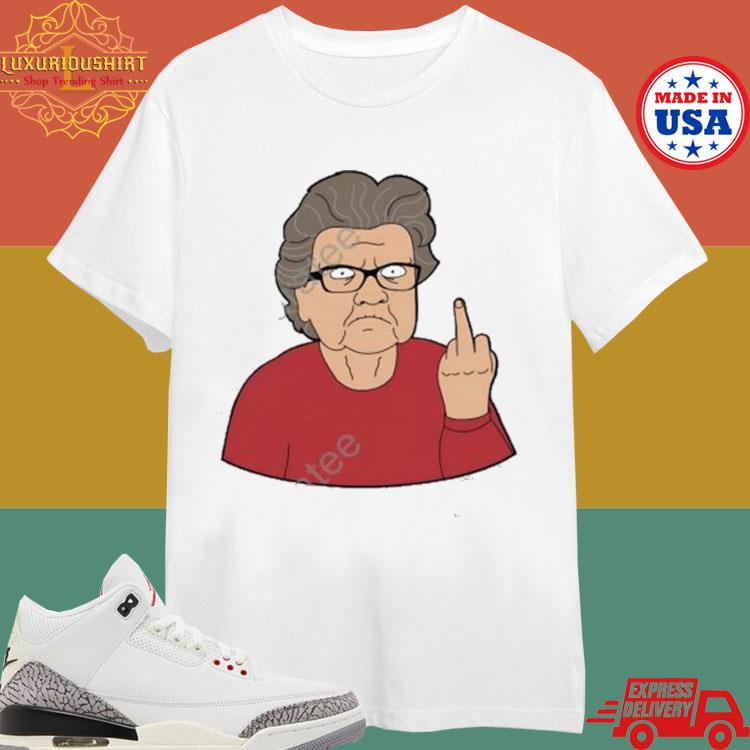 Official Angry Grandma Middle Finger Shirt