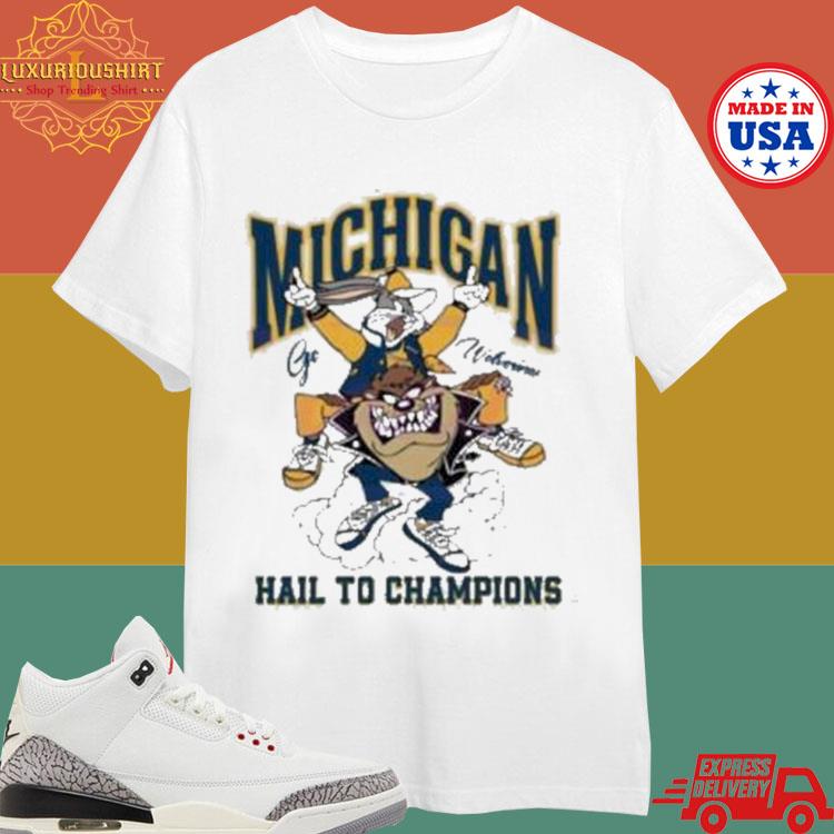 Official Carry Each Other To Celebrate Victory Go Wolverines Hail To Champions Shirt