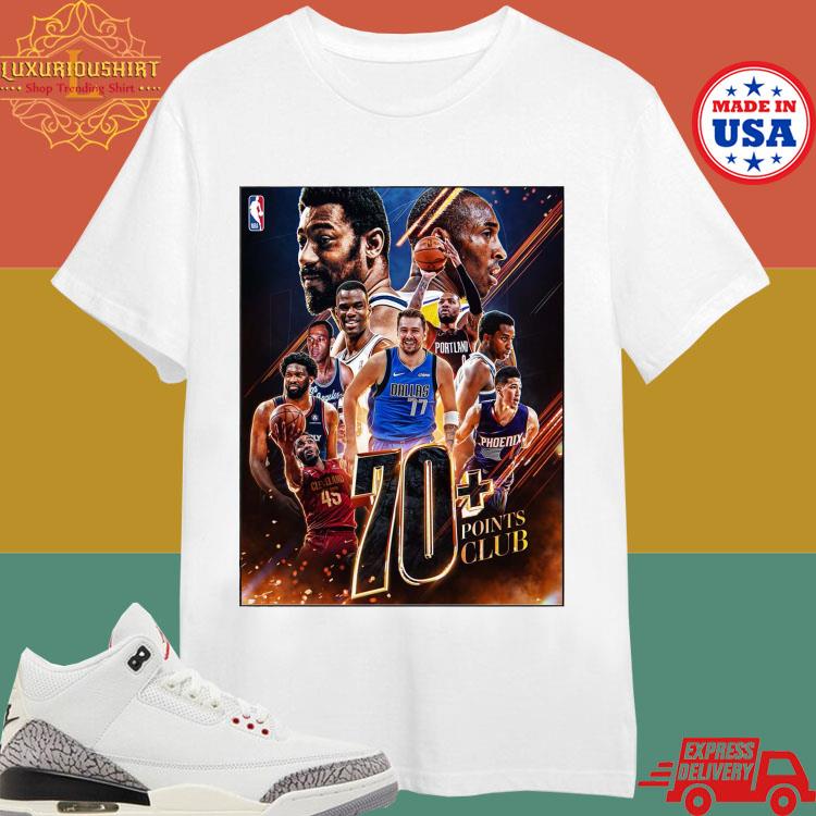 Official Dallas Mavericks Luka Doncic Joins 70+ Points Club In NBA History Congrats The Luka Magic T-shirt