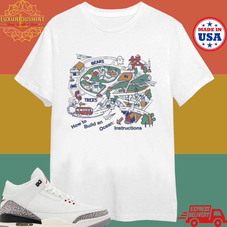 Official How To Build An Ocean Instructions Album Art Shirt