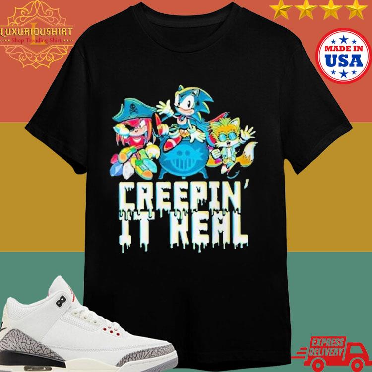 Official Sonic the Hedgehog Creepin It Real T-Shirt