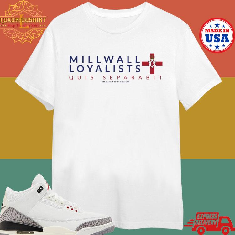 Official Millwall Loyalistsquis Separabit Cross T-shirt